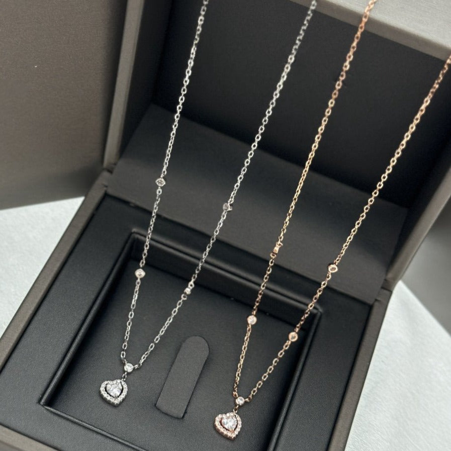 [Shinejoy]JOY HEART DIAMOND NECKLACE
