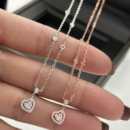 [Shinejoy]JOY HEART DIAMOND NECKLACE