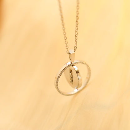 [Shinejoy]Demo MOVE MM SILVER DIAMOND NECKLACE