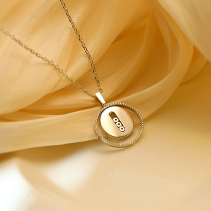 [Shinejoy]Demo MOVE MM SILVER DIAMOND NECKLACE