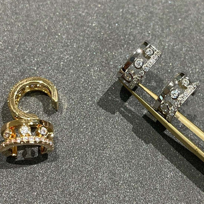 [Shinejoy]MOVE ROMANE EARRINGS DIAMOND