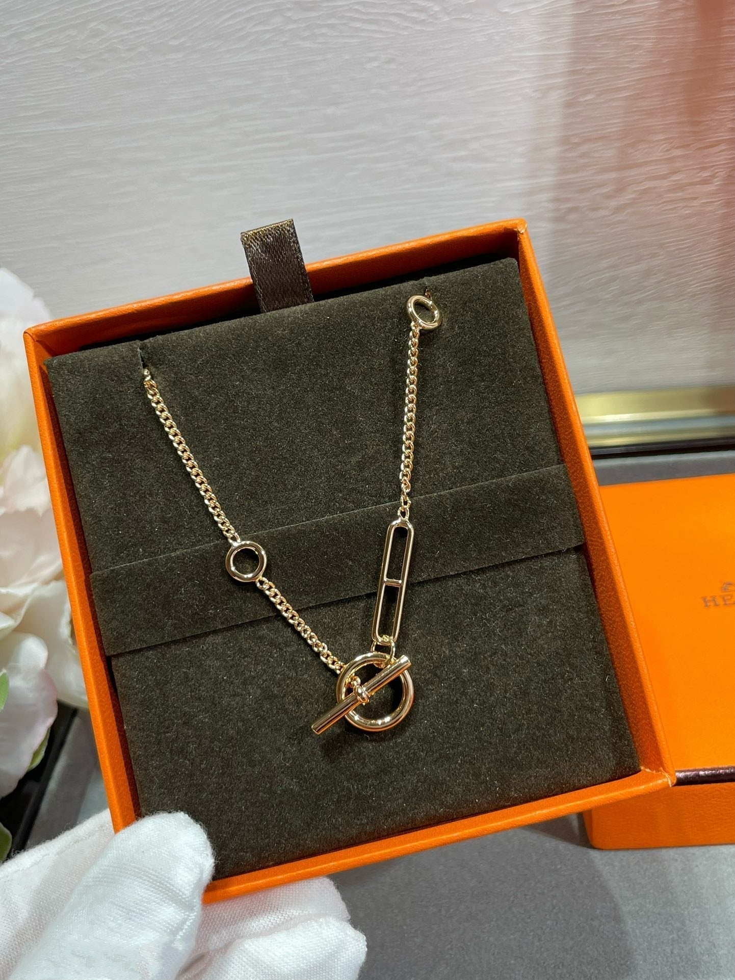 [Shinejoy]HM STERLING CHAINE D'ANCRE HEART