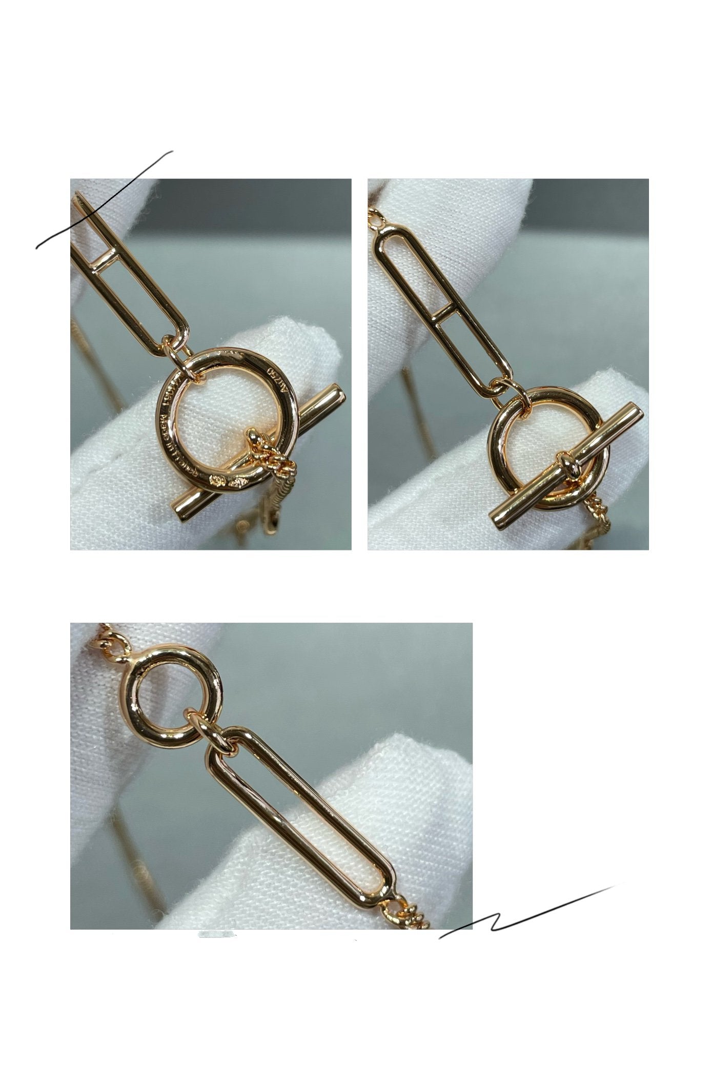 [Shinejoy]HM STERLING CHAINE D'ANCRE HEART