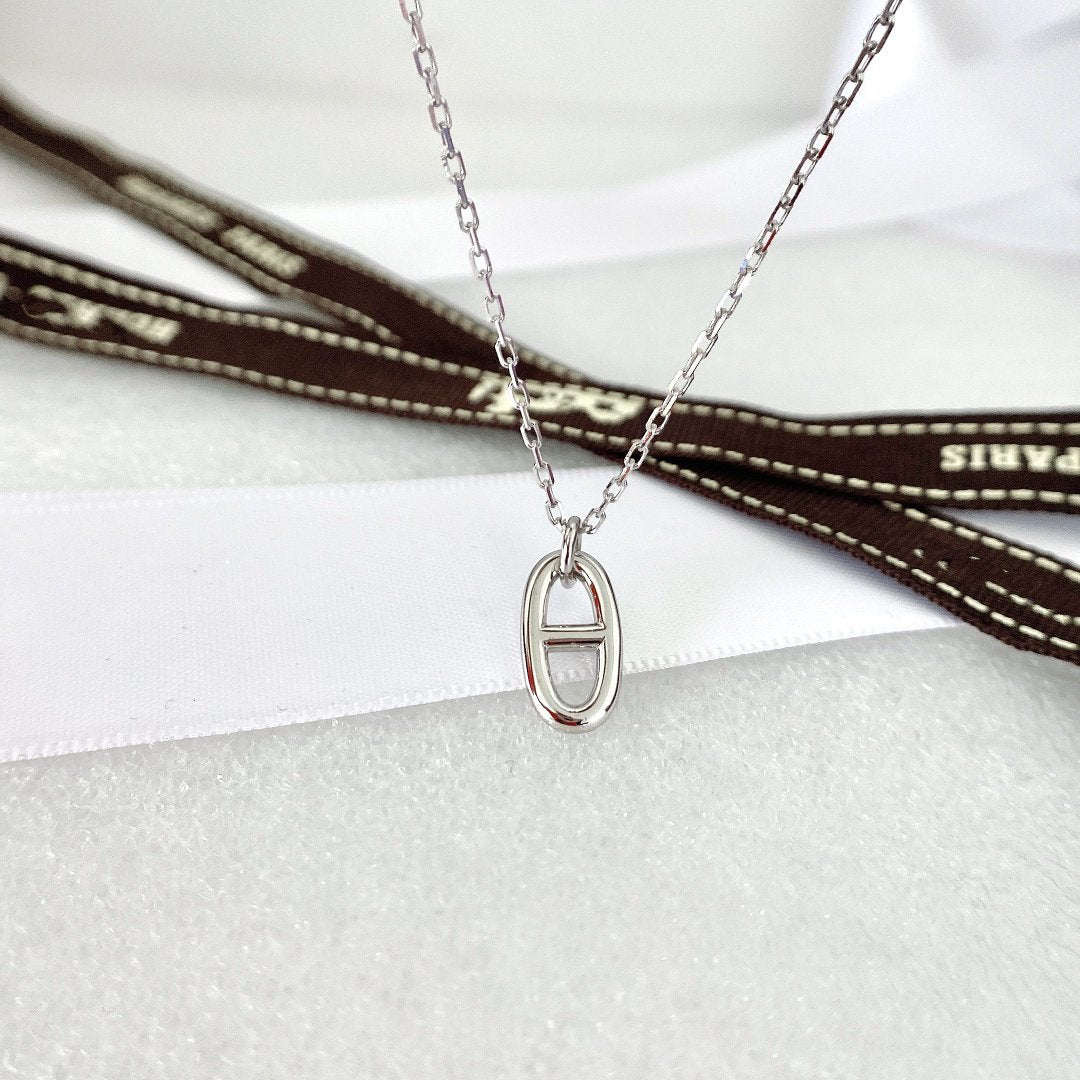[Shinejoy]HM PIG NOSE NECKLACE