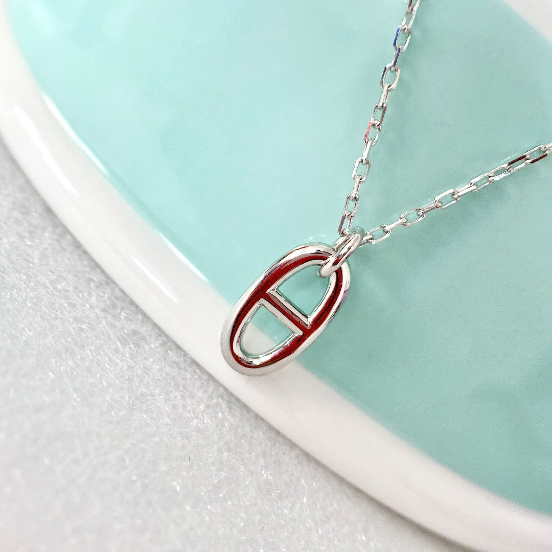 [Shinejoy]HM PIG NOSE NECKLACE