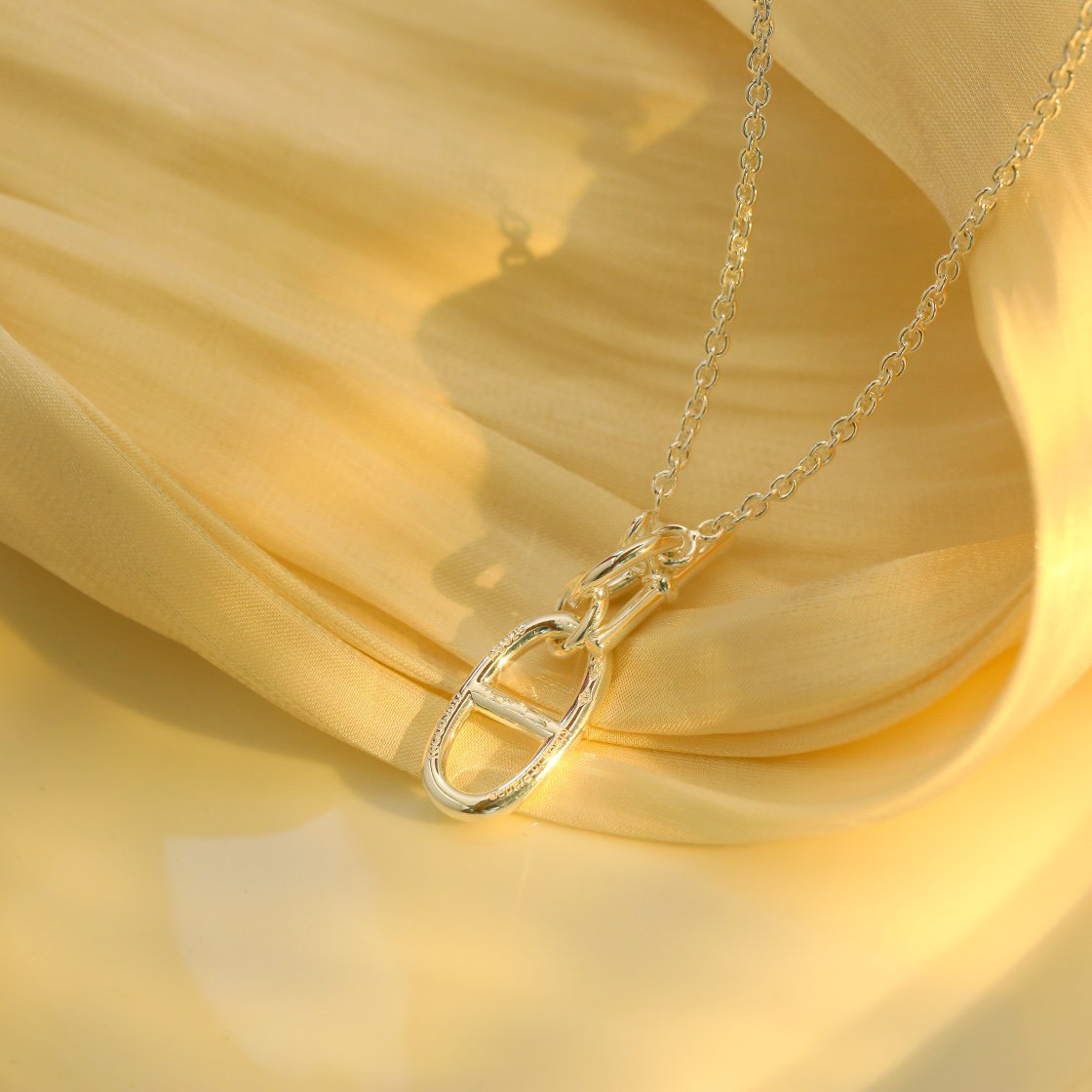 [Shinejoy]HM CHAINE D'ANCRE PENDANT NECKLACE STERLING SILVER