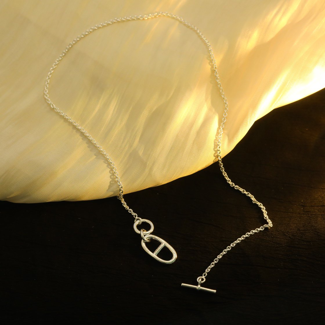 [Shinejoy]HM CHAINE D'ANCRE PENDANT NECKLACE STERLING SILVER