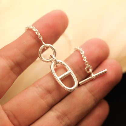 [Shinejoy]HM CHAINE D'ANCRE PENDANT NECKLACE STERLING SILVER