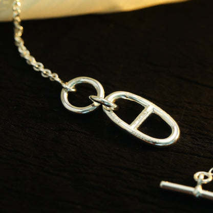 [Shinejoy]HM CHAINE D'ANCRE PENDANT NECKLACE STERLING SILVER
