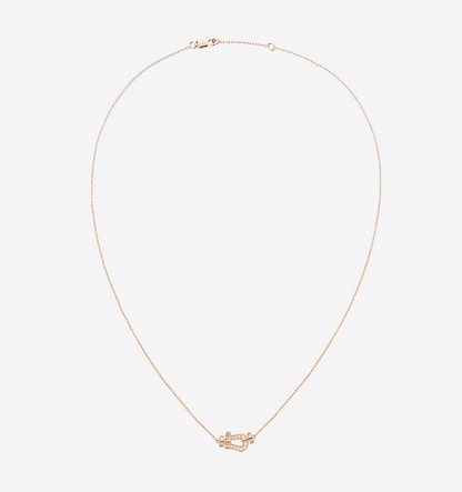 [Shinejoy]FORCE 10 DIAMOND PINK GOLD NECKLACE MINI MODEL