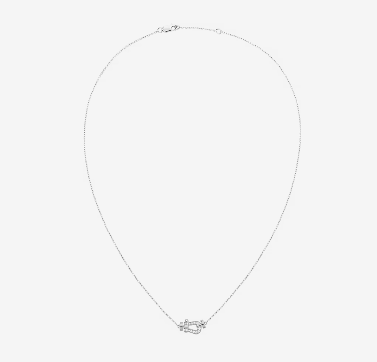 [Shinejoy]FORCE 10 DIAMOND SILVER NECKLACE MINI MODEL