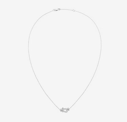 [Shinejoy]FORCE 10 DIAMOND SILVER NECKLACE MINI MODEL