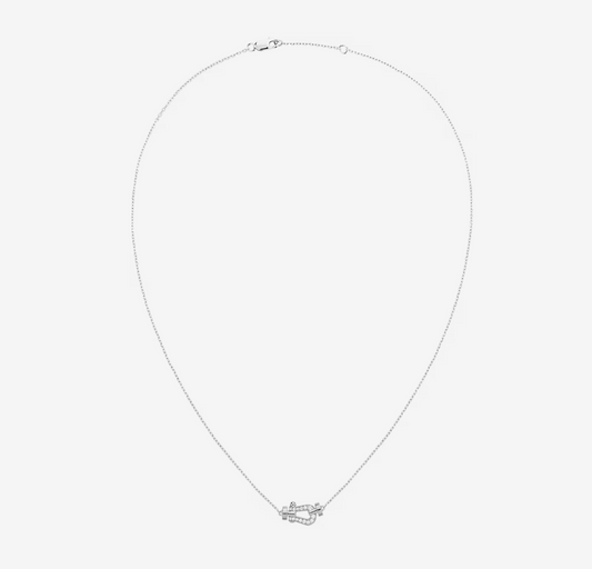 [Shinejoy]FORCE 10 DIAMOND SILVER NECKLACE MINI MODEL