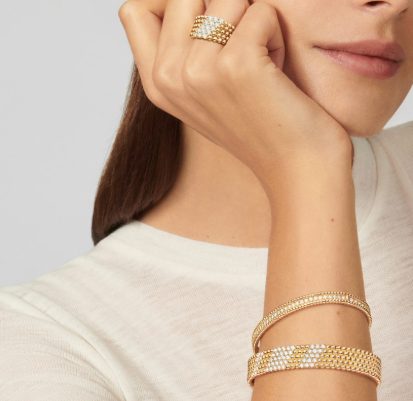 [Shinejoy]Five-row diamond bracelet