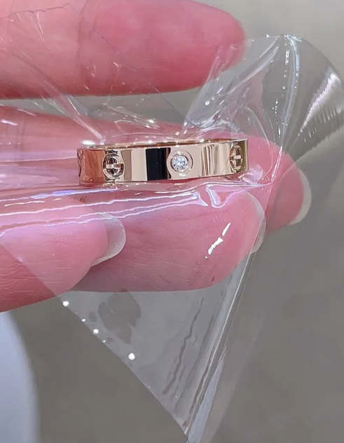 [Shinejoy]LOVE RING 4MM 1 DIAMOND