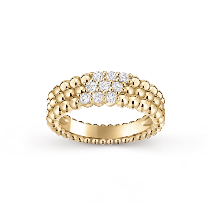[Shinejoy]Bague diamant cinq rangs