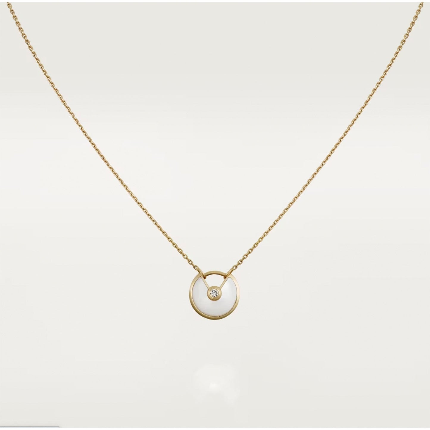 [Shinejoy]AMULETTE Shinejoy GOLD MOP NECKLACE