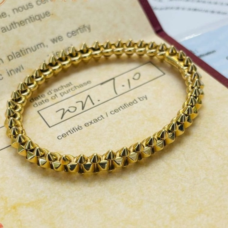 [Shinejoy]CLASH GOLD BRACELET