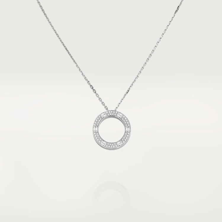 [Shinejoy]LOVE NECKLACE ADJUSTABLE SILVER
