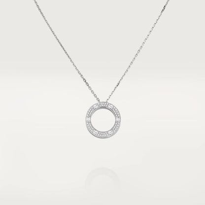 [Shinejoy]LOVE NECKLACE ADJUSTABLE SILVER