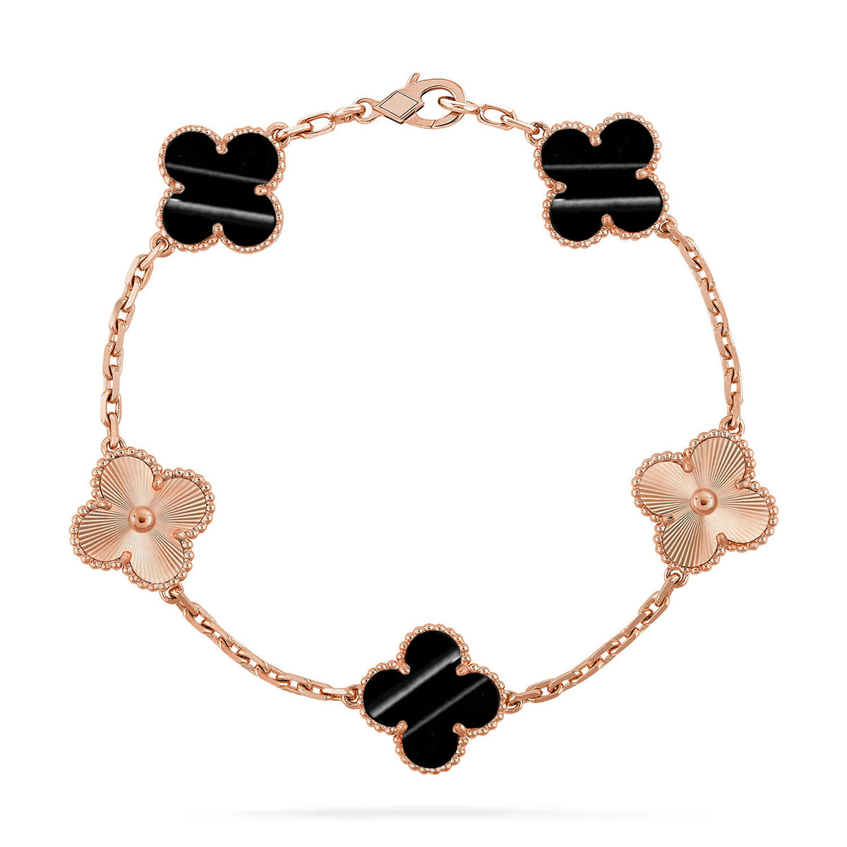 [Shinejoy] CLOVER 5 MOTIF PULSAR STONE BRACELET COLLECTION