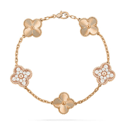 [Shinejoy] CLOVER 5 MOTIF LASER BRACELET COLLECTION