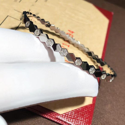 [Shinejoy]BEE LOVE SILVER DIAMOND BRACELET