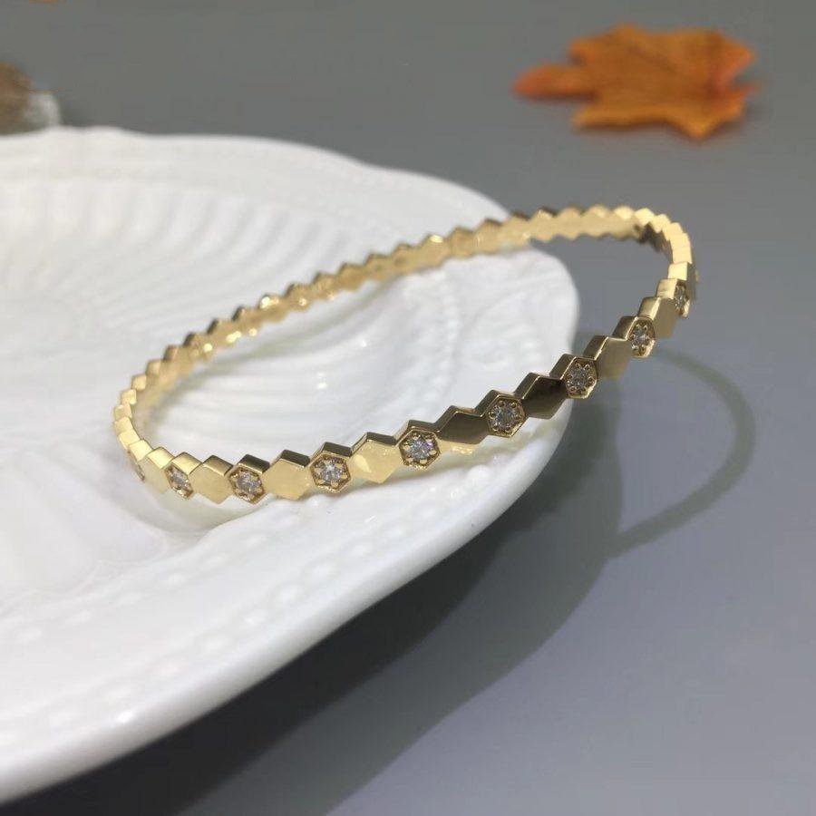 [Shinejoy]BEE LOVE GOLD DIAMOND BRACELET