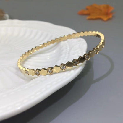 [Shinejoy]BEE LOVE GOLD DIAMOND BRACELET