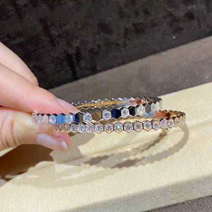 [Shinejoy]BEE LOVE GOLD BRACELET FULL DIAMOND