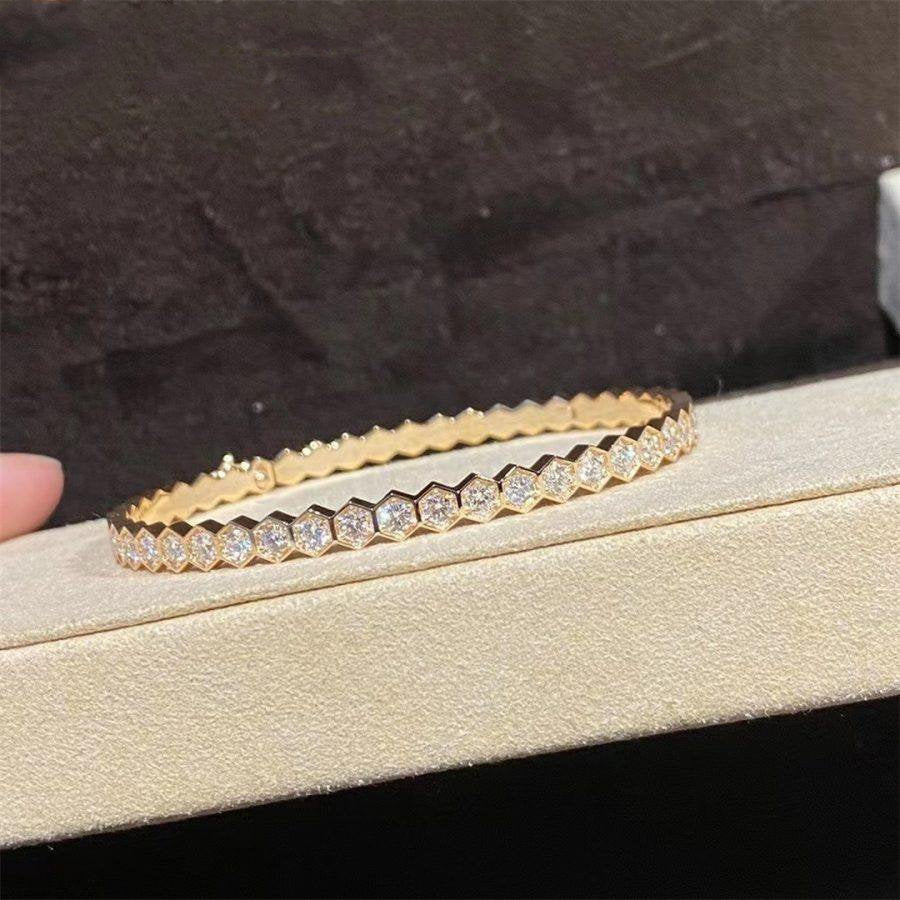 [Shinejoy]BEE LOVE GOLD BRACELET FULL DIAMOND