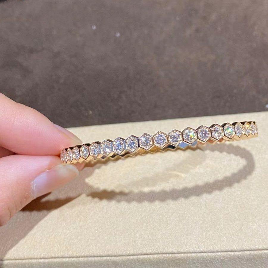 [Shinejoy]BEE LOVE GOLD BRACELET FULL DIAMOND