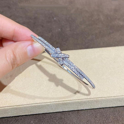 [Shinejoy]JEUX DE BRACELET DIAMONDS SILVER