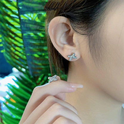 [Shinejoy]JEUX DE SILVER DIAMOND EARRINGS