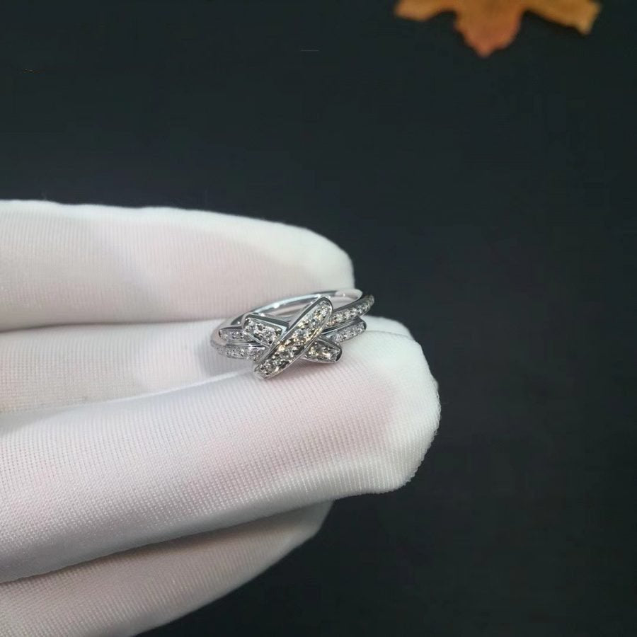 [Shinejoy]JEUX DE SILVER DIAMOND RING