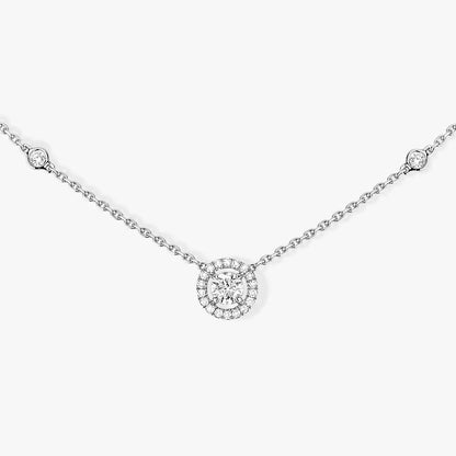 [Shinejoy]Diamond Necklace 0,20ct Brilliant Shape Joy