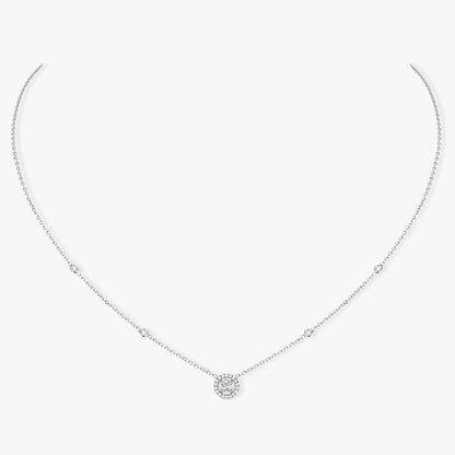 [Shinejoy]Diamond Necklace 0,20ct Brilliant Shape Joy
