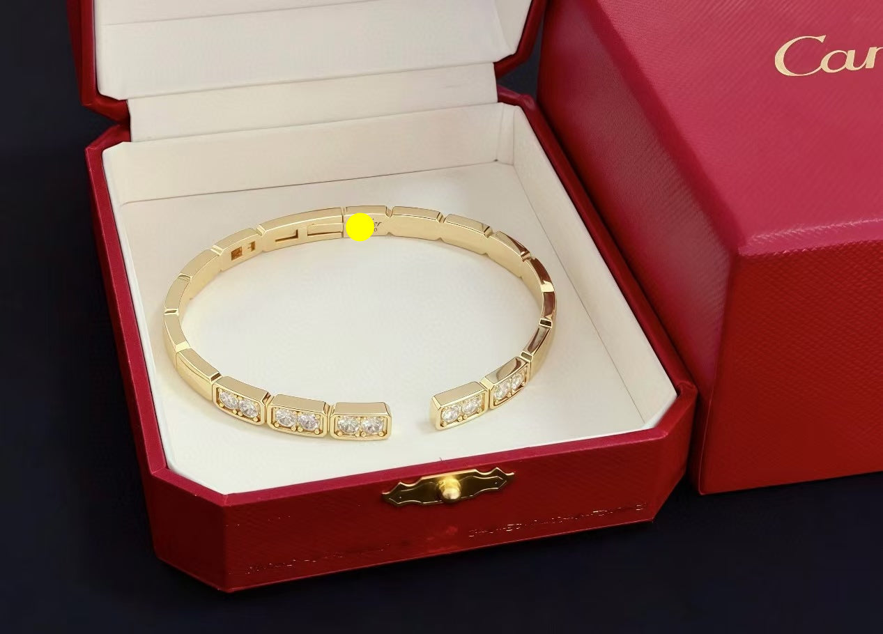 [Shinejoy jewelrys]LOVE DIAMOND OPEN  BRACELET