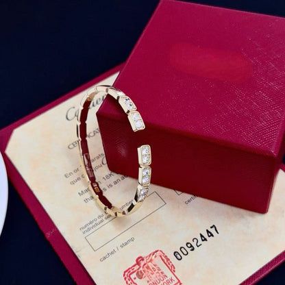 [Shinejoy jewelrys]LOVE DIAMOND OPEN  BRACELET