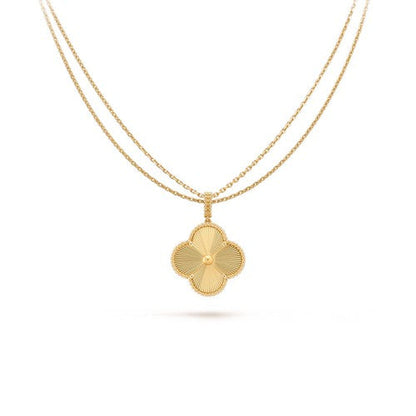 [Shinejoy]CLOVER 25MM PEDANT NECKLACE GOLD