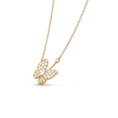 [Shinejoy]BUTTERFLY DIAMOND NECKLACE