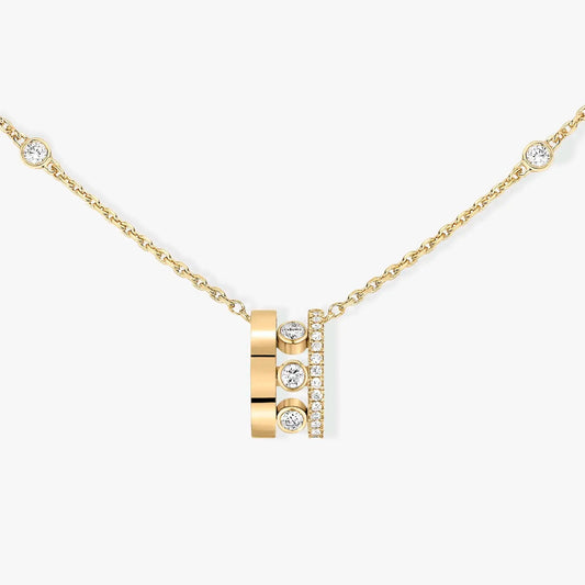 [Shinejoy]CHAIN MOVE ROMANE PEDAND NECKLACE