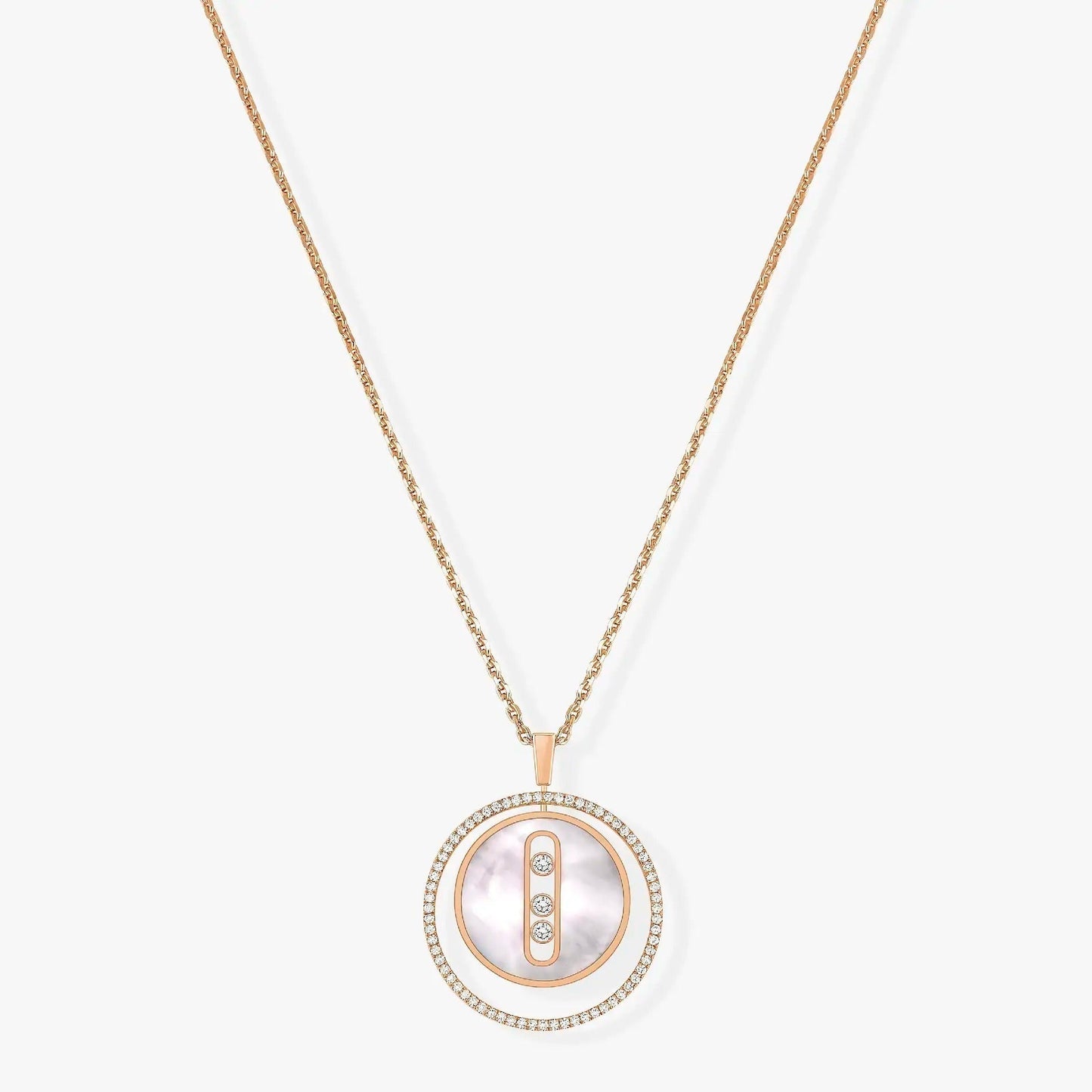 [Shinejoy]Demo MOVE MM NACRE BLANCHE DIAMOND NECKLACE