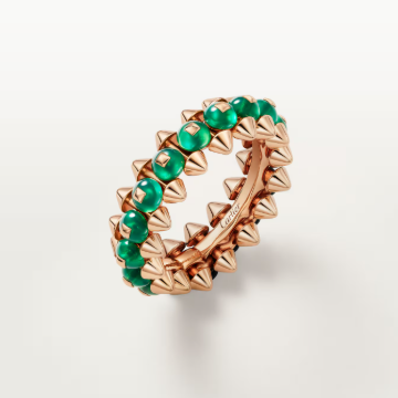 [Shinejoy]CLASH ELEGANT ROSE GOLD RING FEATURING NATURAL AGATE