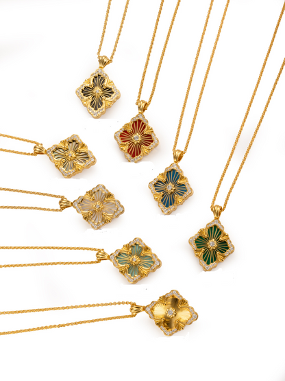 [Shinejoy] B.C.L BIG SIZE  ENAMEL NECKLACE£¨Various colors£©