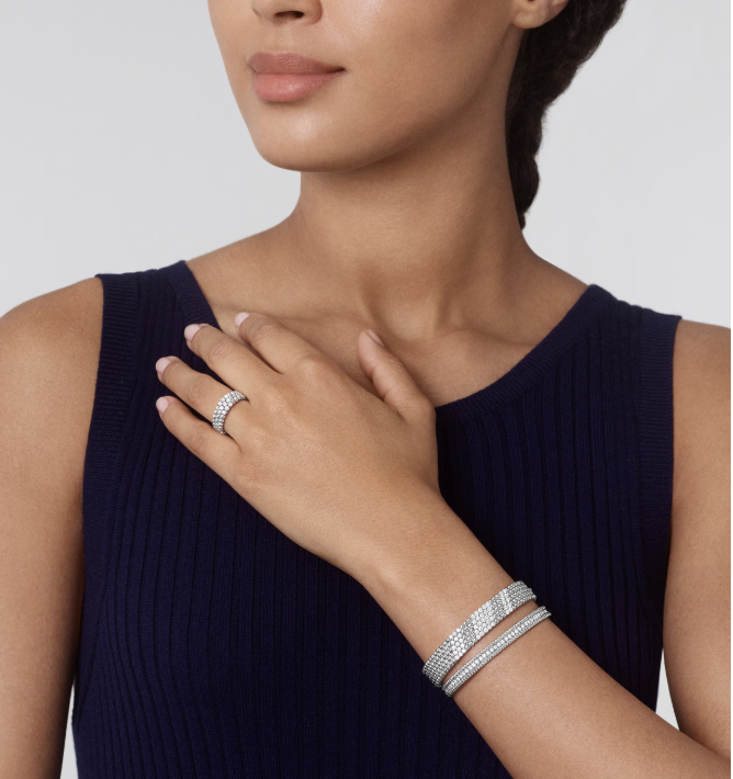 [Shinejoy]Bague diamant cinq rangs