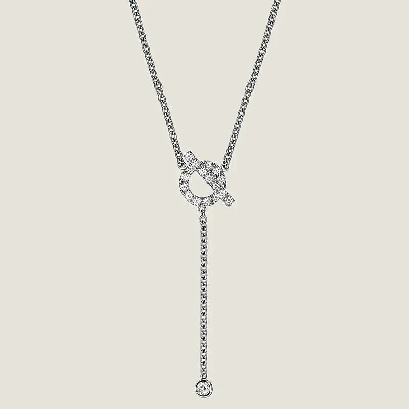 [Shinejoy]FINESSE SILVER DIAMOND NECKLACE