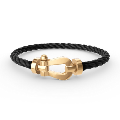 [Shinejoy]FORCE LARGE HORSESHOE NO DIAMOND BRACELET GOLD
