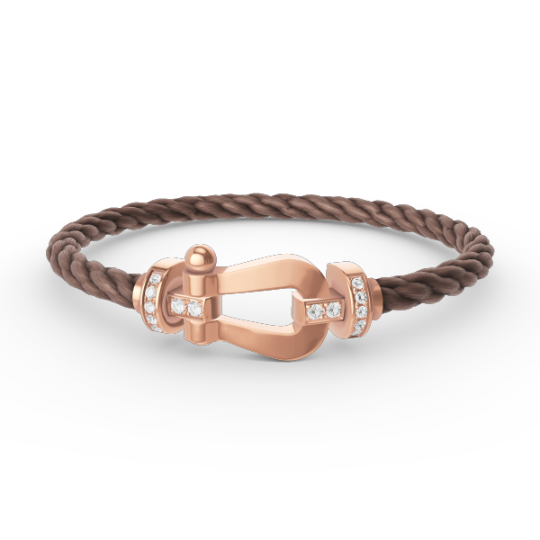 [Shinejoy]FORCE LARGE HORSESHOE HALF DIAMOND BRACELET Shinejoy GOLD
