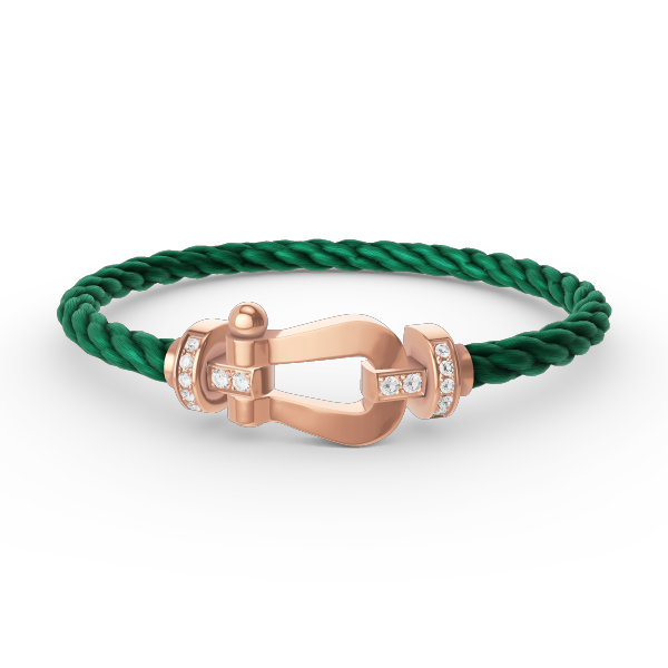 [Shinejoy]FORCE LARGE HORSESHOE HALF DIAMOND BRACELET Shinejoy GOLD
